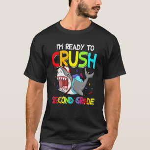 Camiseta Estudiante de segundo grado de Guay Shark I m Read