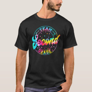 Camiseta Estudiante De Segundo Grado De Tie Dye Team De Nue