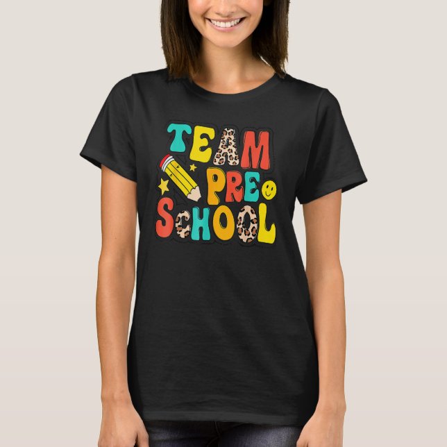 Camiseta Estudiante De Teatro De Leopardo De Preescolar En  (Anverso)