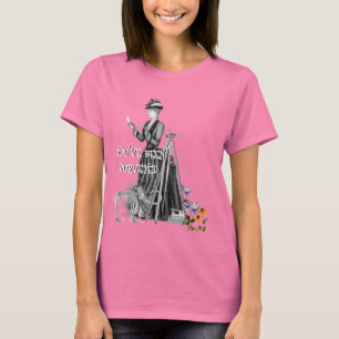 Camiseta ESTUDIANTE DE TIERRA DE MUJERES VINTAGE T-Shi