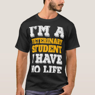 Camiseta Estudiante de veterinaria soy estudiante de veteri
