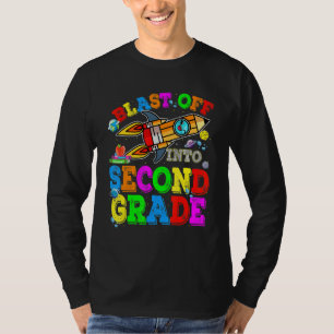 Camiseta Estudiante de Vuelta a la Escuela Despegando hacia