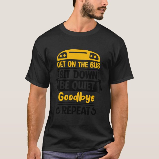 Camiseta Estudiante Deli, asistente de bus de monitor escol (Anverso)