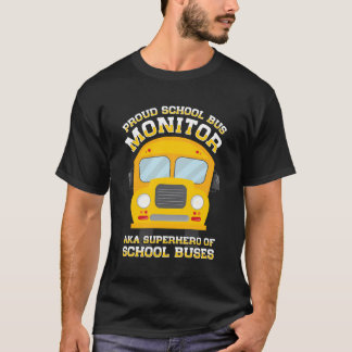 Camiseta Estudiante Deli, asistente de bus de monitor escol