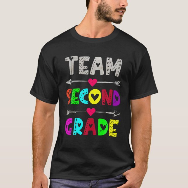 Camiseta Estudiante Docente Grado Segundo De Grado Gracioso (Anverso)