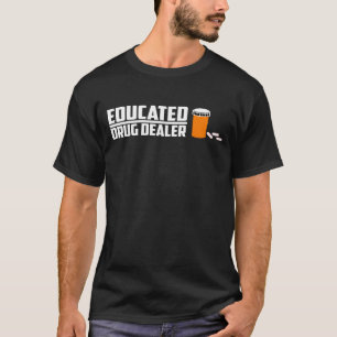 Camiseta Estudiante educado de la ciencia del traficante