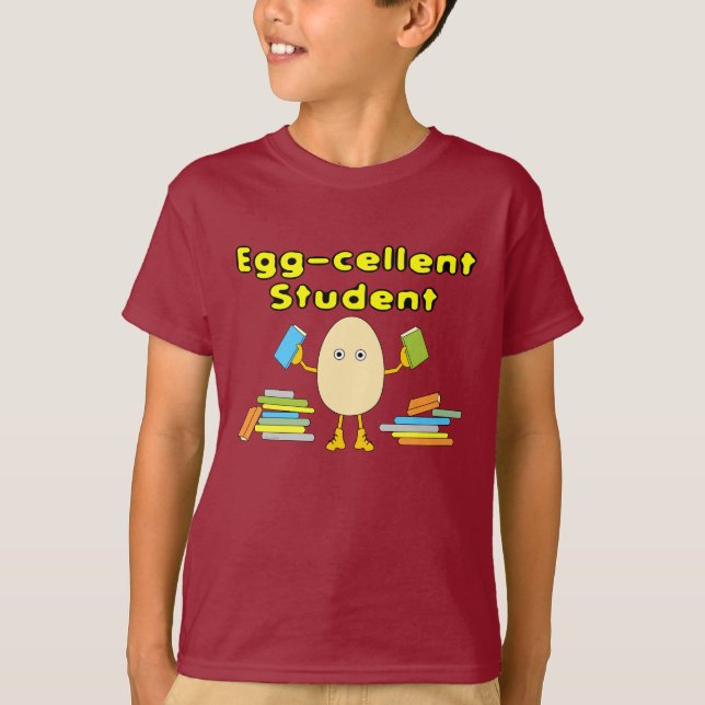 Camiseta Estudiante Eggcellent (Anverso)