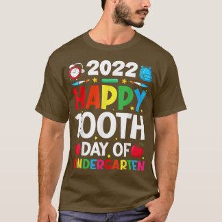 Camiseta Estudiante feliz 100° día de la guardería 2022