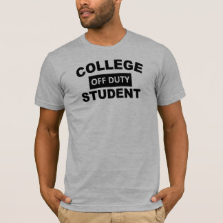 Camiseta Estudiante fuera de servicio de la universidad
