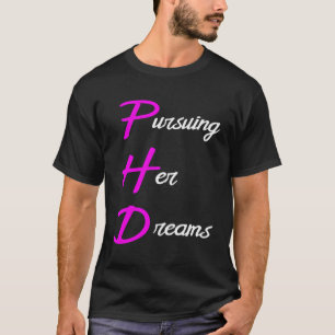 Camiseta Estudiante Graduado De Doctorado De Doctorado De D
