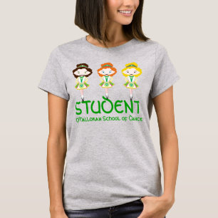 Camiseta Estudiante irlandés de la escuela de baile del