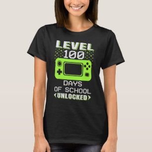 Camiseta Estudiante Jugador de Video 100 Días Profesor 100
