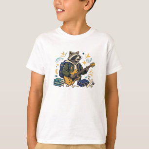 Camiseta Estudiante Mapache Rockstar - Genial Vuelta al Col