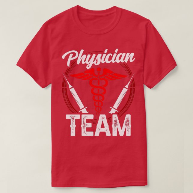 Camiseta Estudiante Médica del Equipo Médico MD (Diseño del anverso)