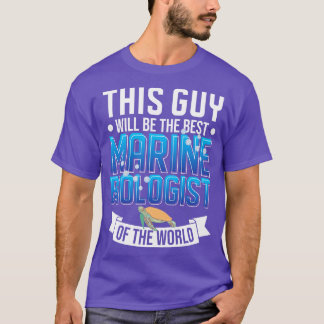 Camiseta Estudiante oceánico de ciencias de la biología