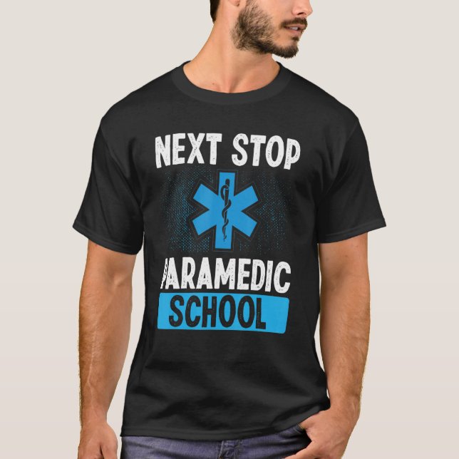Camiseta Estudiante paramédico acaba de terminar la escuela (Anverso)