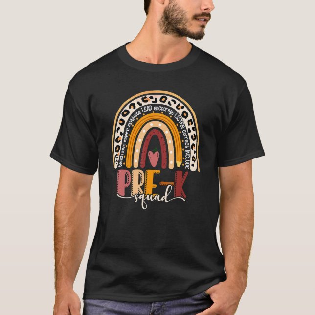 Camiseta Estudiante preescolar preescolar de leopardo arco  (Anverso)