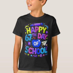 Camiseta Estudiante Seis Siete Tendencia 67 Feliz 67º Día D