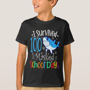 Camiseta Estudiante sobreviviente de 100 días escolares enm