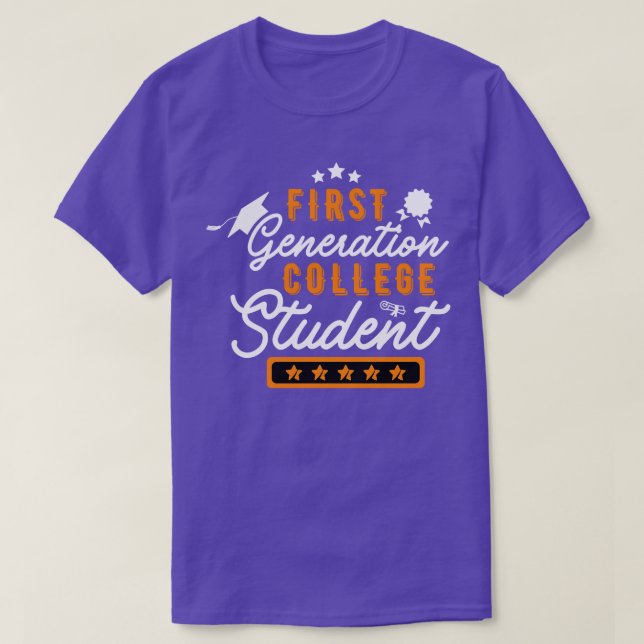 Camiseta Estudiante universitario de primera generación 3 (Diseño del anverso)