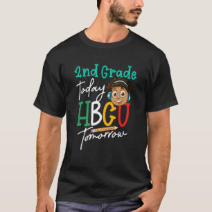 Camiseta Estudiante universitario HBCU - 2º grado Hoy HBCU
