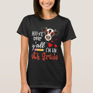 Camiseta Estudiante Vaca Apártense Todos Estoy En 9º Grado