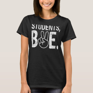 Camiseta Estudiantes adiestran a profesor de signo de paz 1