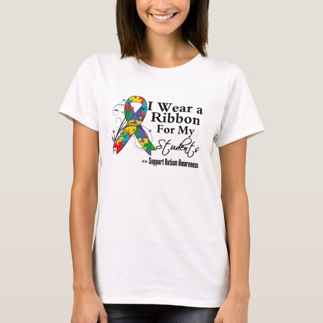 Camiseta Estudiantes - cinta del autismo (Anverso)