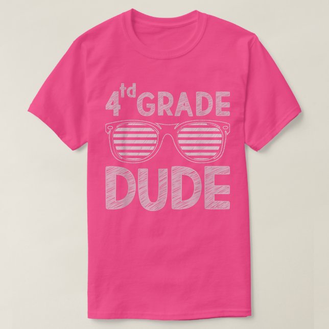 Camiseta Estudiantes de cuarto grado de cuarto curso de cua (Diseño del anverso)