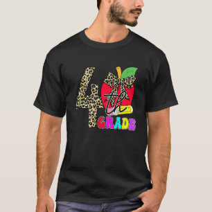 Camiseta Estudiantes de cuarto grado lidian Apple de vuelta