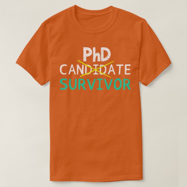 Camiseta Estudiantes de doctorado con beca de doctorado sob (Diseño del anverso)