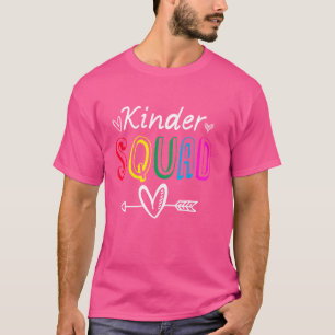 Camiseta Estudiantes de Kinder Squad Kinergarten Pee-K