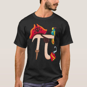 Camiseta Estudiantes de loro geek de matemáticas piratas de