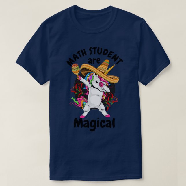 Camiseta Estudiantes de matemáticas son estudiantes de mate (Diseño del anverso)