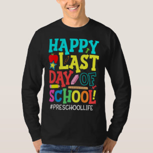 Camiseta Estudiantes de preescolar felices el último día de