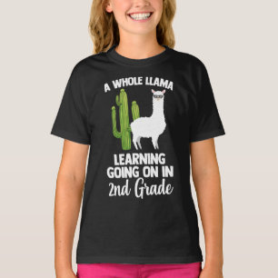 Camiseta Estudiantes De Segundo Grado De La Escuela Llam