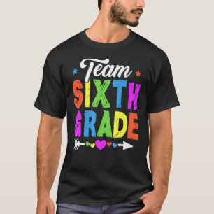 Camiseta Estudiantes De Sexto Grado De Equipo De Sexto Grad