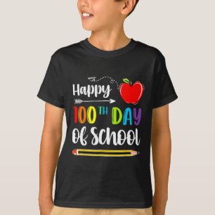 Camiseta Estudiantes Del Día De La Escuela Estudian 100 Día