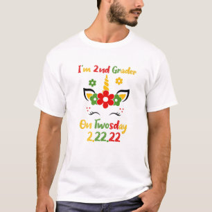 Camiseta Estudiantes divertidos citan, soy 2º Grader El Tod