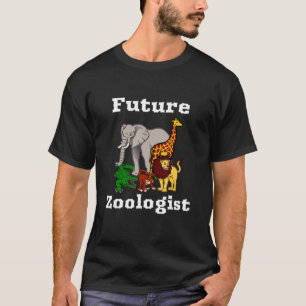 Camiseta Estudiantes Genius del Zoólogo Futuro Animal Life
