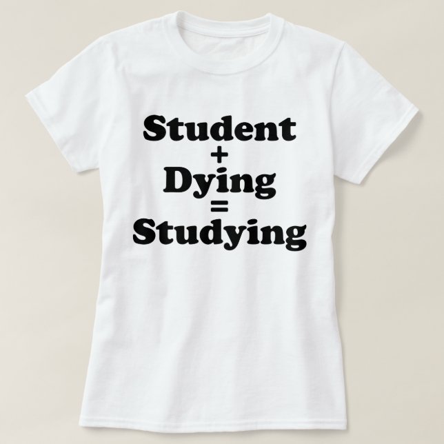 Camiseta Estudiantes más moribundos (Diseño del anverso)