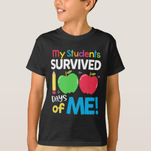 Camiseta Estudiantes Sobrevivieron 100 Días De Mí 100 Días