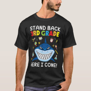 Camiseta Estudiantes tiburones van a la escuela y retrocede