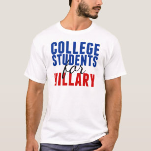 Camiseta Estudiantes universitarios para Hillary