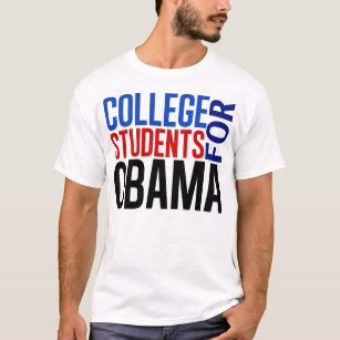 Camiseta Estudiantes universitarios para Obama