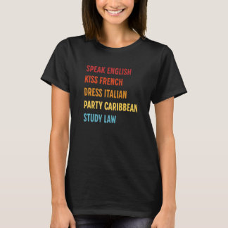 Camiseta Estudiar Derecho Escuela de Derecho Estudiante Jur