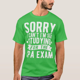 Camiseta Estudiar el CPA Exam Contabilidad Estudiantil Cont