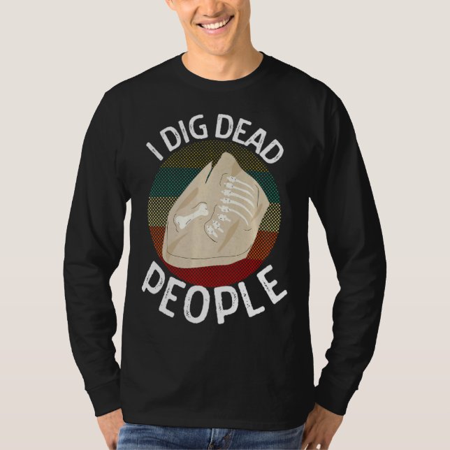 Camiseta Estudié Arqueología de Arqueología de Personas Mue (Anverso)