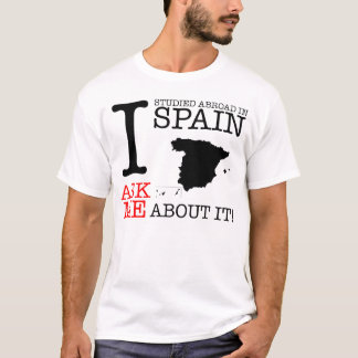 Camiseta ¡Estudié en el extranjero en España!