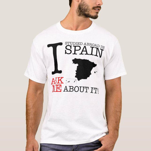 Camiseta ¡Estudié en el extranjero en España! (Anverso)